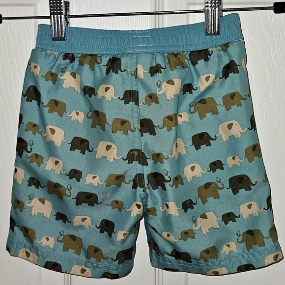 Gymboree swim shorts w/ elephants, never worn, 6-12 months - Picture 2 of 2